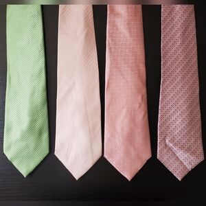 4 Geoffrey Beene Neck Ties